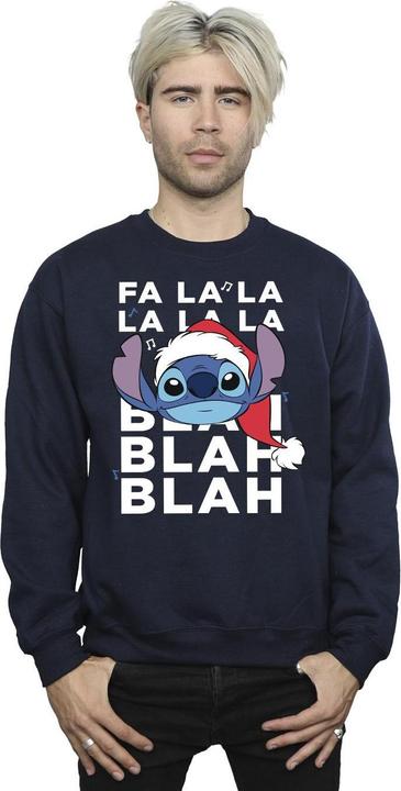 Produktbild Disney Lilo And Stitch Christmas Blah Blah Blah Sweatshirt (L)