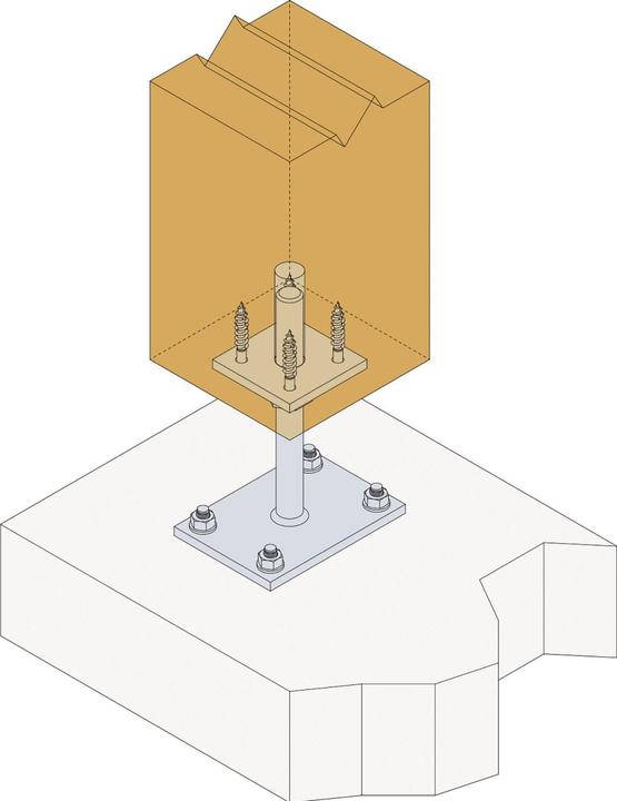 Actual product image Simpson Sst Support foot (Support foot, 1 pcs.)