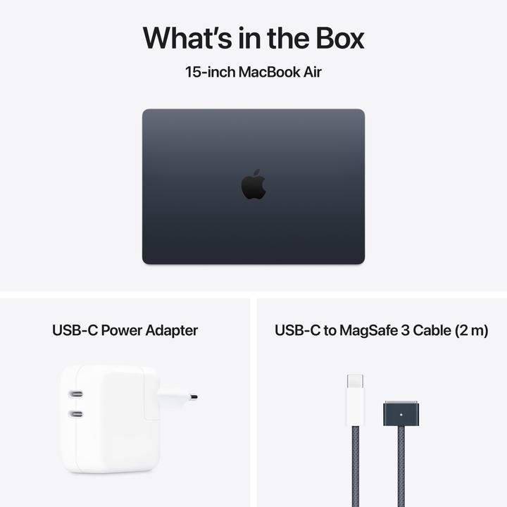 Produktbild Apple MacBook Air – 2025 (15.30", M4, 32 GB, 2000 GB, DE)