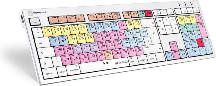 Actual product image Logickeyboard LKB-PT-CWMU-EN - Standard - Wired - USB - Mechanical switch - QWERTZ - Meh (DE, Cable)