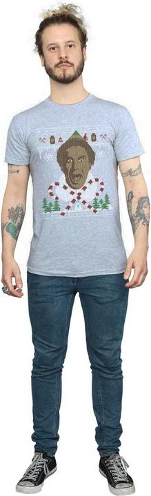 Actual product image Elf Mens Christmas Fair Isle T-Shirt (XL)