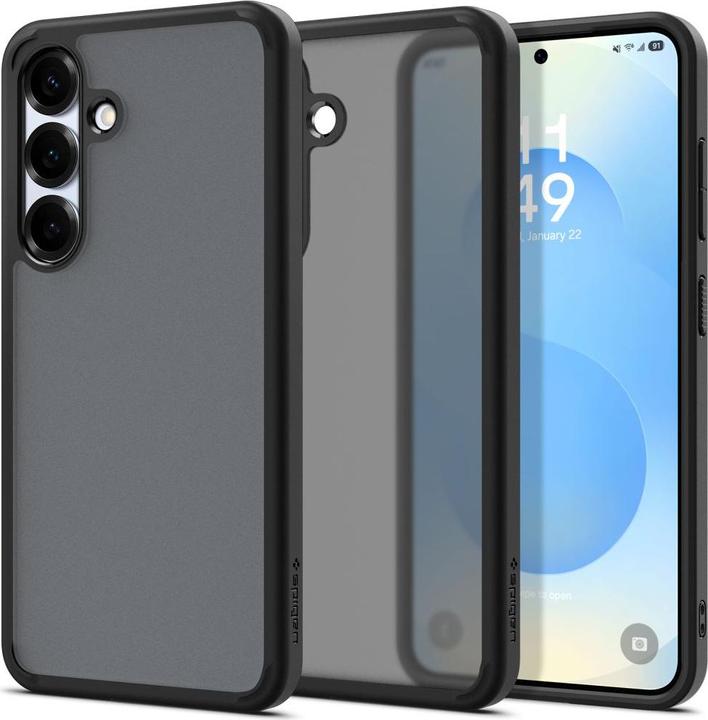 Actual product image Spigen Ultra Hybrid TPU Back Cover Schwarz Samsung Galaxy S25 (Samsung Galaxy S25)