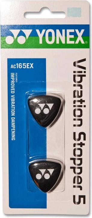 Yonex AC165 Vibstopper 5, black, Zweierpack