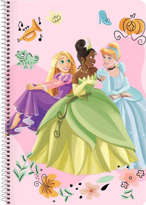 Image du produit Disney Princess Carnet de notes Princesses Disney Magical Beige Rose A4 80 pages (A4, Couverture rigide)