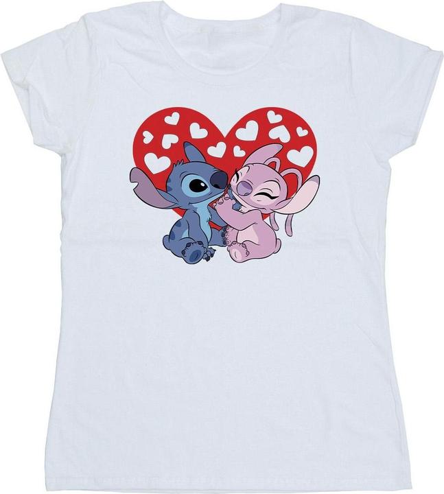 Image du produit Disney - T-shirt LILO & STITCH HEARTS - Femme (XXL)