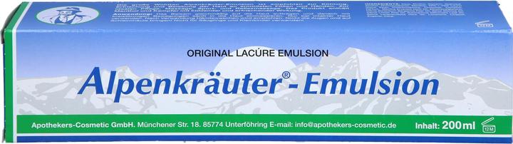Immagine prodotto Axisis LACÚRE Emulsione alle erbe alpine, soluzione da 200 ml (Crema corpo, 200 ml)