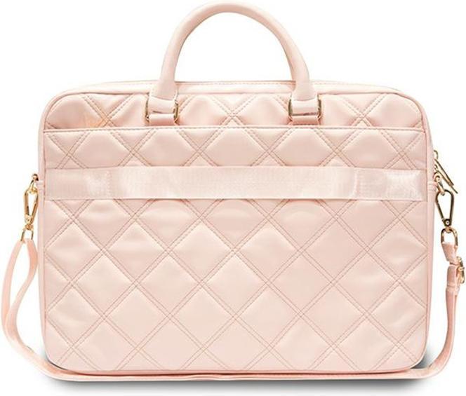 Image du produit Guess PU Grained 4G Metal Logo Computer Bag 15/16 - rose (16")