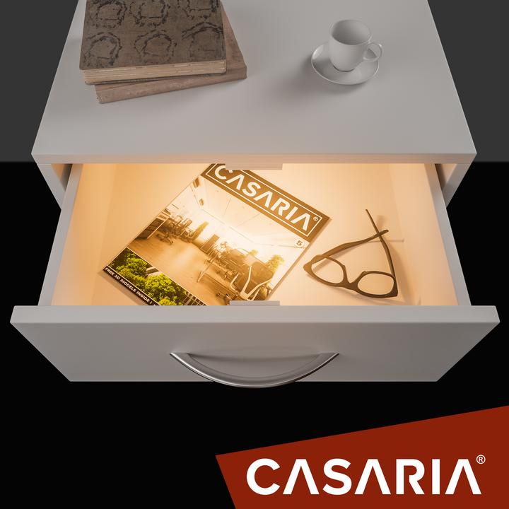 Actual product image Casaria Bedside Table (54 x 39 x 28 cm)