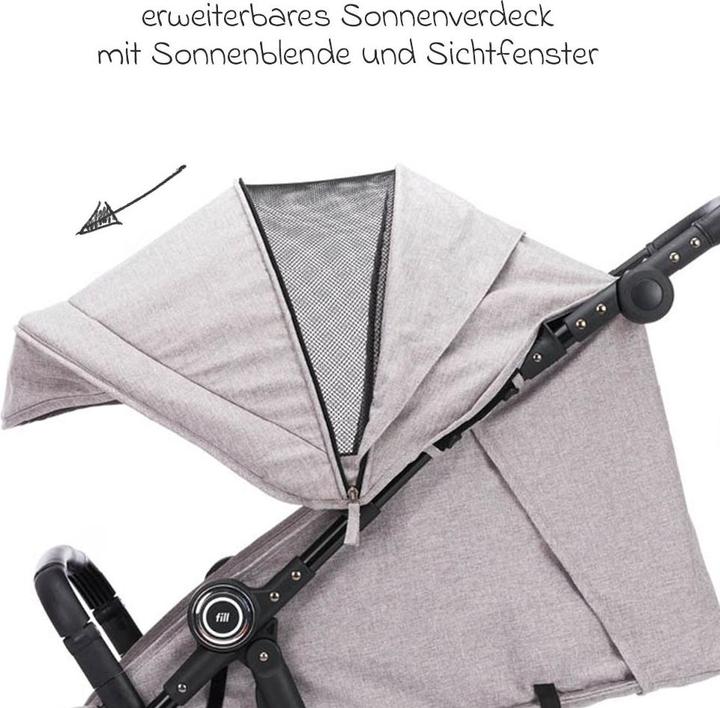 Immagine prodotto Fillikid Passeggini e carrozzine Passeggini e carrozzine Fill Allrounder fino a 22 kg di capacità di carico