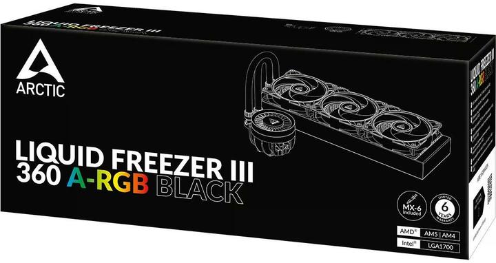 Actual product image Arctic Liquid Freezer III - 360 A-RGB (Black)