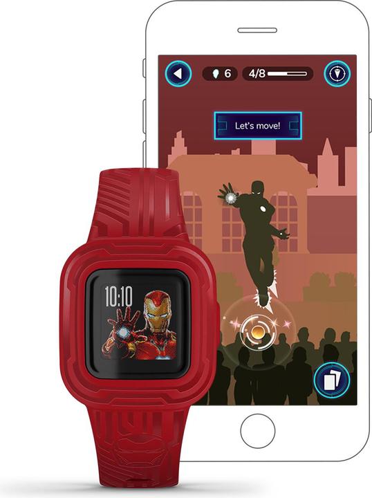 Produktbild Garmin Vivofit jr. 3 Marvel Iron Man (20 mm)