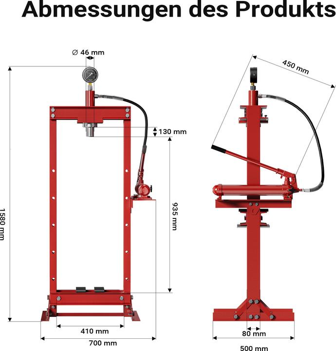 Produktbild Wiltec Werkstattpresse