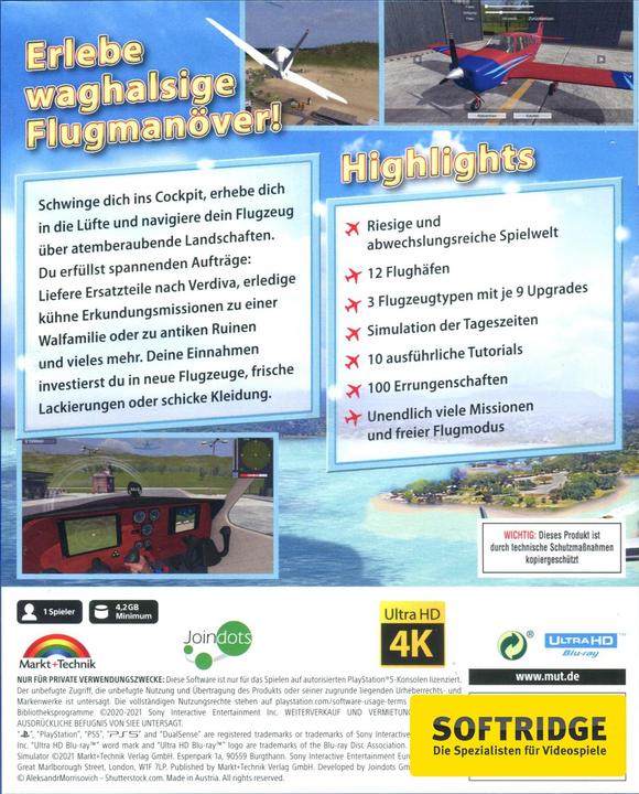 Produktbild Coastline Flight Simulator (PS5, DE)
