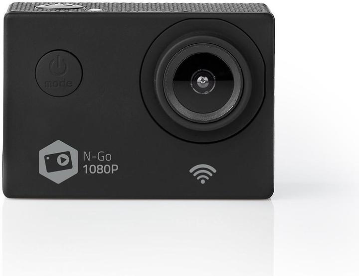 Productafbeelding Nedis Action Cam 1080p@30fps 12 MPixel Waterdicht tot: 30,0 m 90 min WLAN App beschikbaar voor: Andro (30p, WiFi)