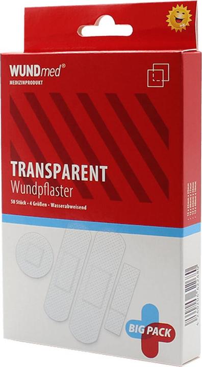 Axisis Pflaster transparent + wasserfest 4 Grössen, 50 St PFL (1 x)