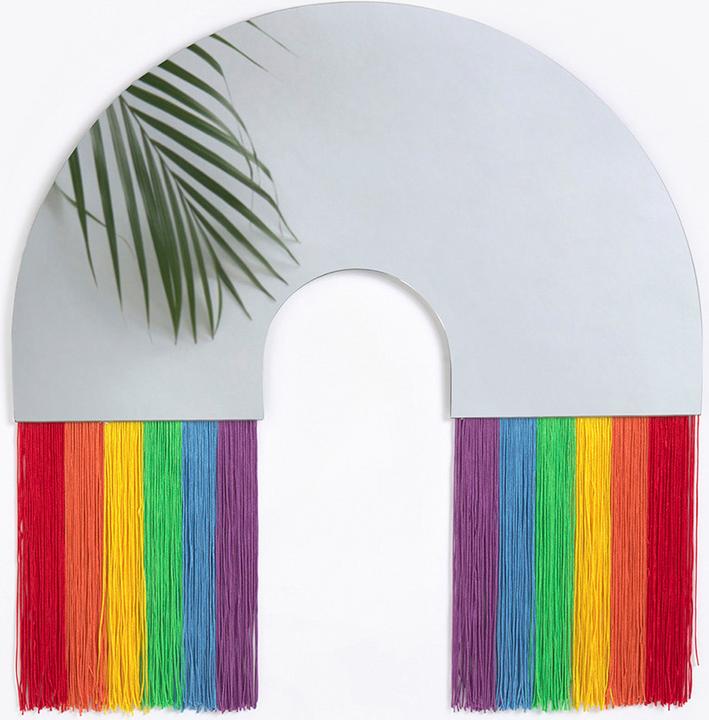 Actual product image Doiy Rainbow Wall Mirror (50 x 48 cm)
