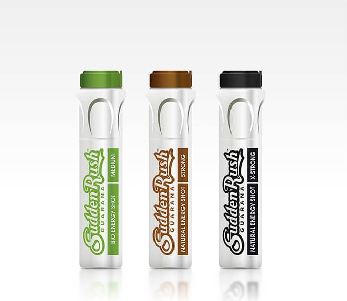 Actual product image Sudden Rush test set (Caramel, Raspberry, Passion fruit, 3 x)