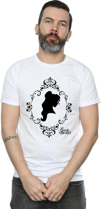 Actual product image Disney Princess Mens Belle Silhouette T-Shirt (3XL)