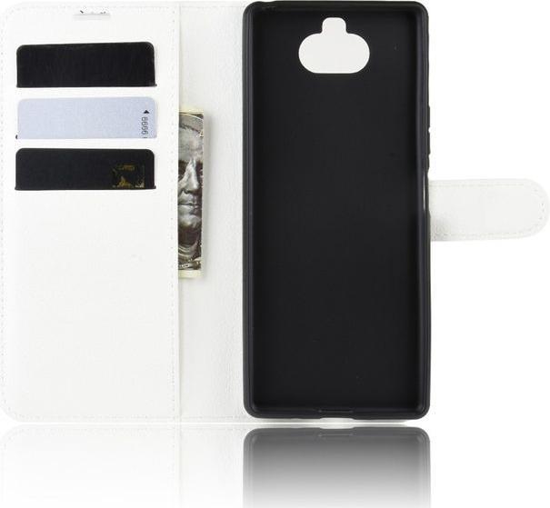 Actual product image MU Classic Litchi Leather Bookcover Series (Sony Xperia 8)