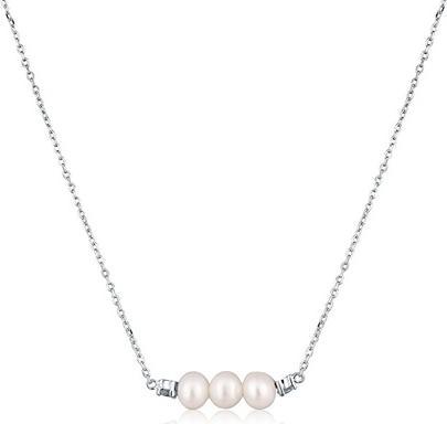Image du produit JVD - Elegant silver necklace with pearls SVLN0759SD2P145