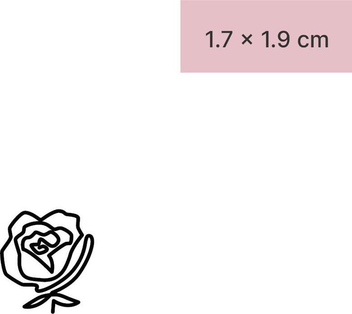 Immagine prodotto minink Tatuaggio temporaneo - Bella rosa