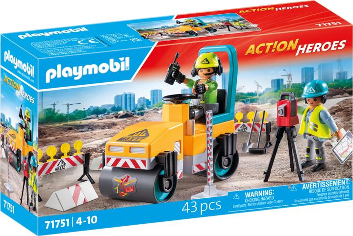 Actual product image Playmobil Road construction site (71751, Playmobil Action Heroes)