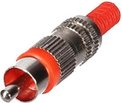 Image du produit Velleman Male Rca Plug Nickel Red