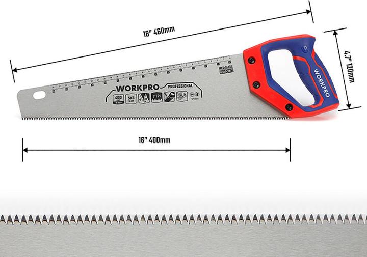 Produktbild Workpro WP215005 Fuchsschwanzsäge 400 mm