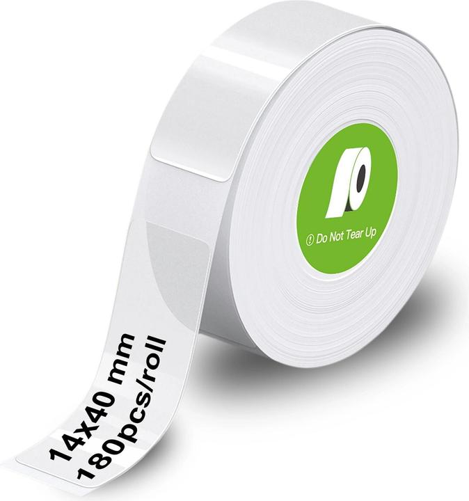 Produktbild Olympia Etikettenrolle für Etikettendrucker transparent, 14,0 x 40,0 mm, 1 x 180 Etiketten