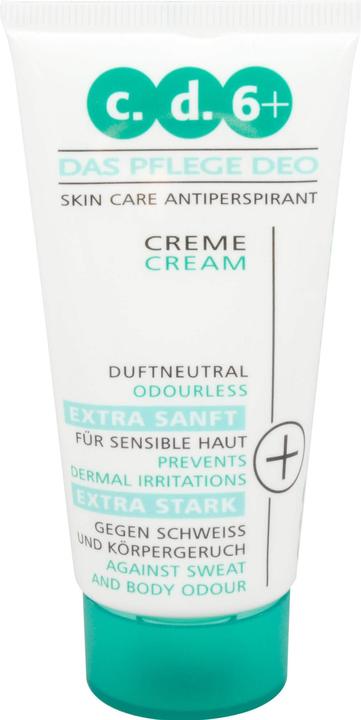 Image du produit C.d.6+ Crème déodorante de soin extra forte pour peaux sensibles, 50 ml de crème (Crème, 50 ml)