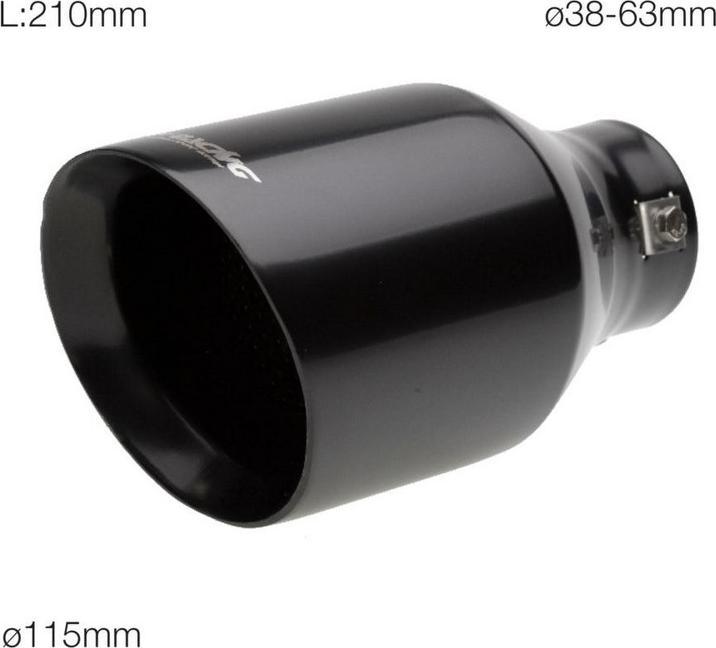 Simoni Racing Profilo del tubo di scappamento rotondo da 115 mm