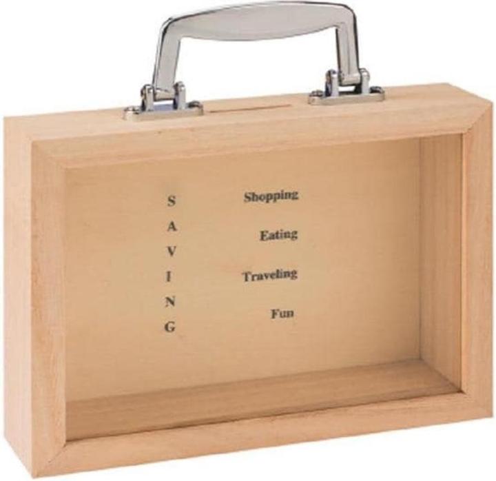 Produktbild Glorex Sparkoffer, Holz (5.5 x 16 x 22 cm)