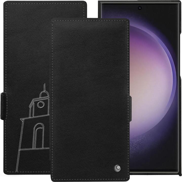 Actual product image Noreve Horizontal leather flap shell (Samsung Galaxy S23 Ultra, Samsung Galaxy S24 Ultra)
