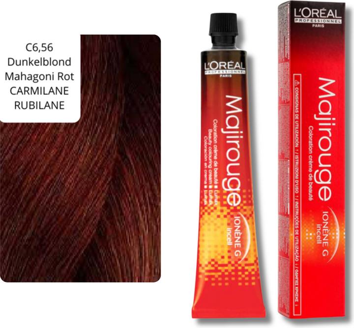 Actual product image L'Oréal Professionnel Majirel (6.56 Dark blond mahogany red)