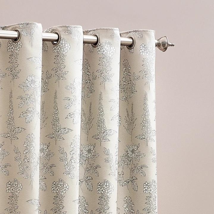 Immagine prodotto Wylder Nature Sophia Jacquard Floreale Tende con Occhielli (117 x 183 cm)