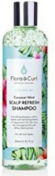 Actual product image Flora & Curl SOOTHE ME coconut mint scalp refresh shampoo 300 ml (300 ml, Liquid shampoo)