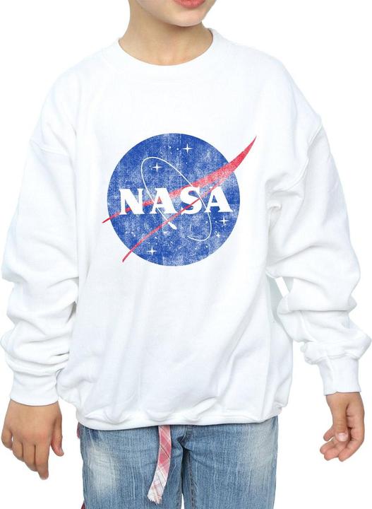 Immagine prodotto Nasa Felpa Logo Effetto Invecchiato Ragazze (152, 158)