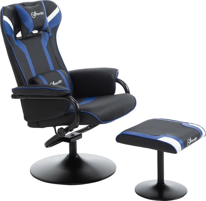Immagine prodotto Vinsetto Poltrona da gioco con sgabello