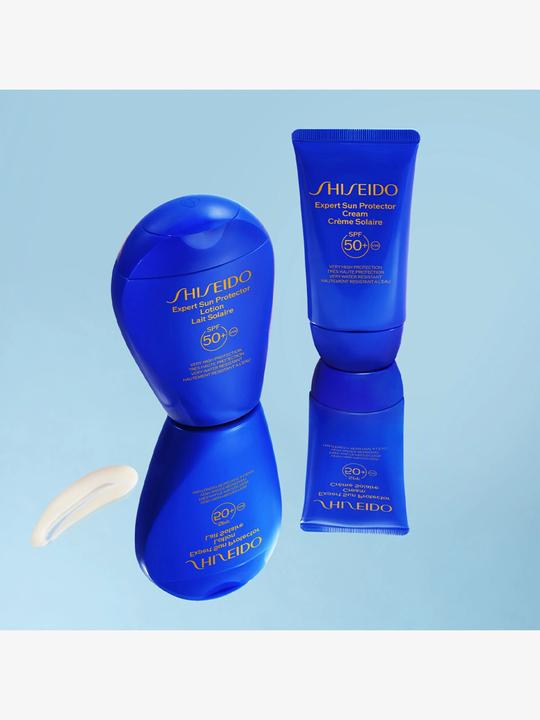 Actual product image Shiseido Expert Sun (Suntan cream, SPF 50+, 150 ml, 201 g)