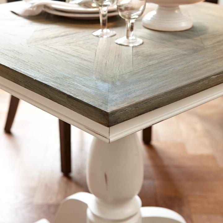 Immagine prodotto Loberon Tavolo Kingston bianco/marrone (70, H, B)