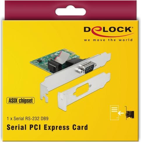 Actual product image Delock 89948 PCI Express card 1x serial