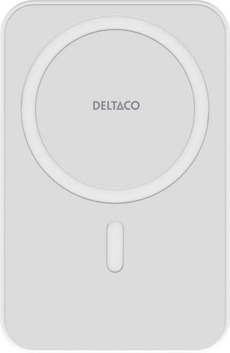 Actual product image Deltaco Power Bank - 5000 mAh Powerbank - Hvid - 5000 mAh (5000 mAh, 20 W, 19250 Wh)