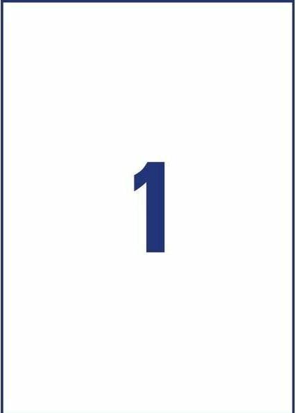 Productafbeelding Avery Etiketten, 210 x 297 mm