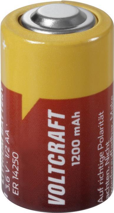 Actual product image Voltcraft Special battery 1/2 AA Lithium 3.6 V 1200 mAh 1 pc. (1 pcs., 1/2 AA, 1200 mAh)