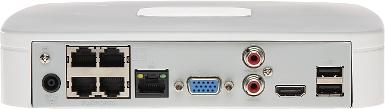 Actual product image Dahua NET VIDEO RECORDER 4CH 4POE/NVR4104-P-4KS2/L (Housing)