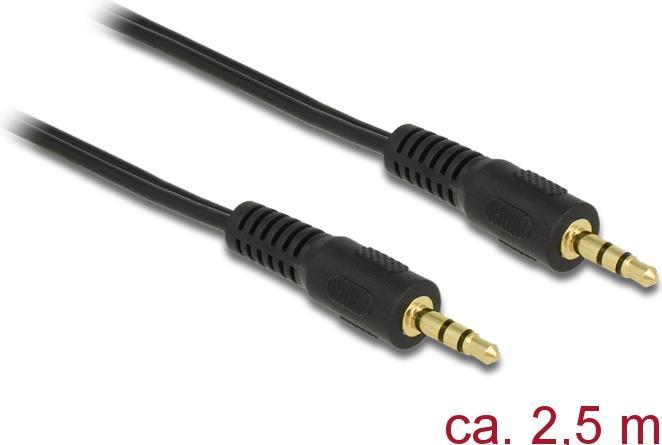 Produktbild Delock Klinke 3,5mm 3 Pin (2.50 m, 3.5mm Klinke (AUX))