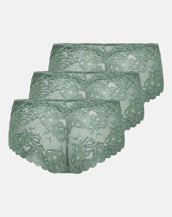 Actual product image Only Onlchloe Lace S.Skin Brief 3-Pk (XS, pack of 3)