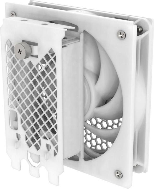 Immagine prodotto Silverstone SST-FDP02W - Staffa adattatore per ventola di raffreddamento esterna, inclusa ventola da 120 mm (127 mm, 1 x)