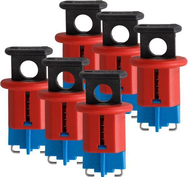 Brady Sistema di interblocco miniaturizzato per interruttori automatici, tipo PIS (Pin-In Standard),