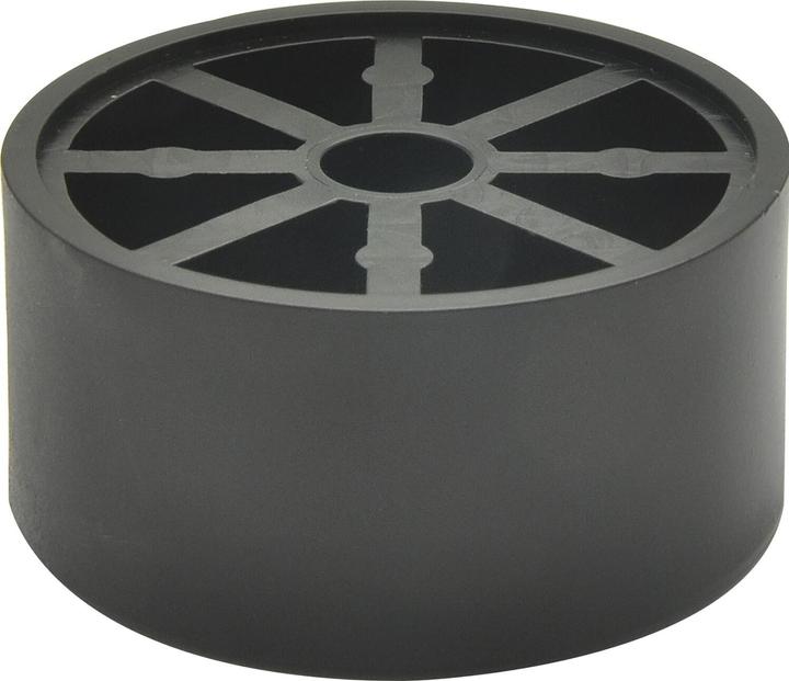 Wagner System QuickClick Lounge adapter extension, ø 50mm,height 22mm,plastic,black